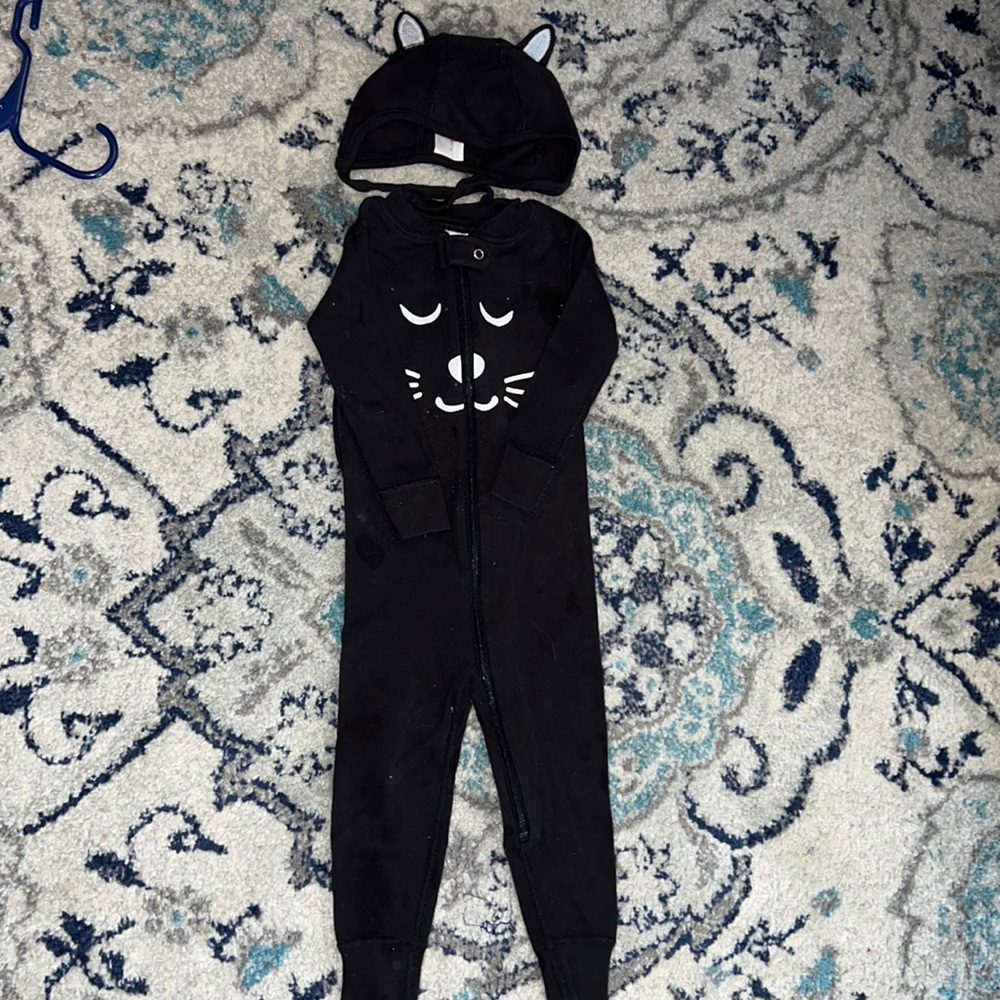 Hanna Andersson Cat Pajamas and Hat